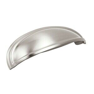 Amerock BP36640G10 Ashby Satin Nickel Cup Pull 4" 102mm & 3" 76mm Cabinet Handle